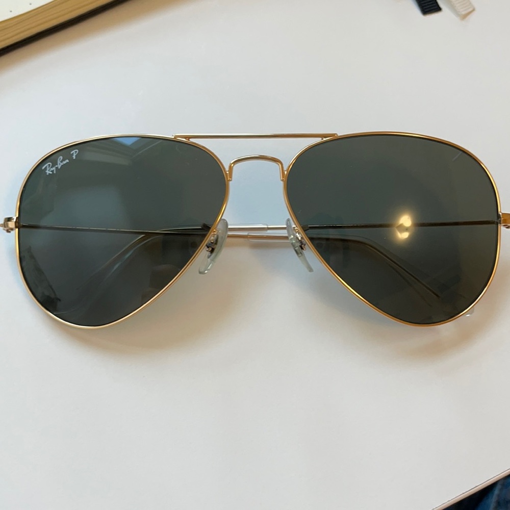 Polarized Ray Ban Aviator Sunglasses